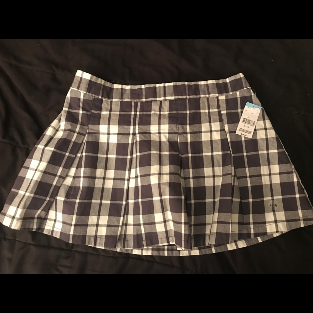 Plaid Skort